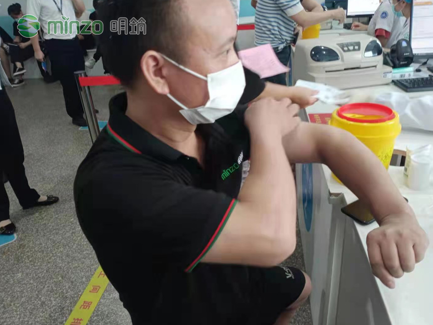 積極響應(yīng)政府號(hào)召，明筑組織全體職工接種疫苗